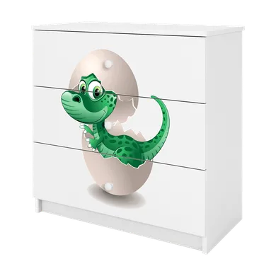 Kocot Kids, Babydreams, komoda, biała, mały dino