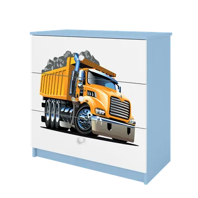 Kocot Kids, Babydreams, komoda, niebieska, ciężarówka