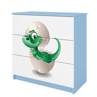 Kocot Kids, Babydreams, komoda, niebieska, mały dino