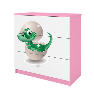 Kocot Kids, Babydreams, komoda, różowa, mały dino