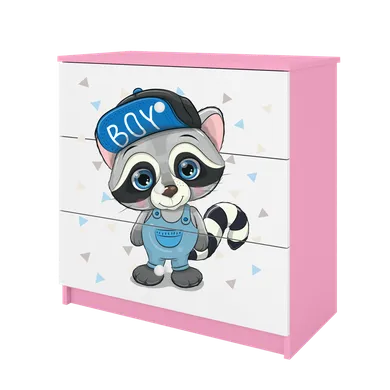 Kocot Kids, Babydreams, komoda, różowa, szop