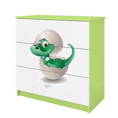 Kocot Kids, Babydreams, komoda, zielona, mały dino