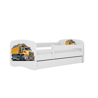 Kocot Kids, Babydreams, łóżko, białe, ciężarówka, 70-140 cm