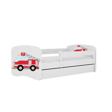 Kocot Kids, Babydreams, łóżko, białe, straż pożarna, 80-180 cm