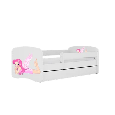 Kocot Kids, Babydreams, łóżko, białe, wróżka ze skrzydełkami, 70-140 cm