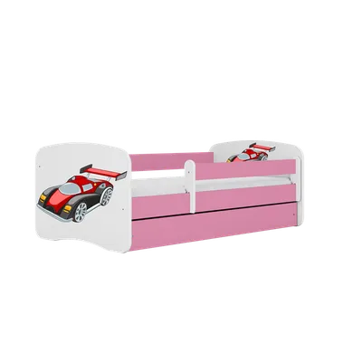 Kocot Kids, Babydreams, łóżko, różowe, auto wyścigowe, 80-160 cm