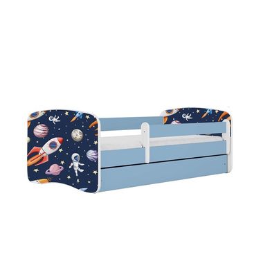 Kocot Kids, Babydreams, łóżko z materacem, niebieskie, kosmos, 80-160 cm