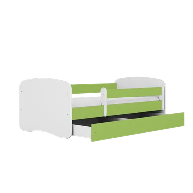 Kocot Kids, Babydreams, łóżko z szufladą i materacem, zielone, 80-160 cm