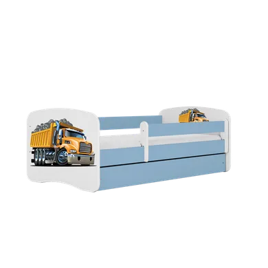 Kocot Kids, Babydreams, łóżko z szufladą, niebieskie, ciężarówka, 80-180 cm