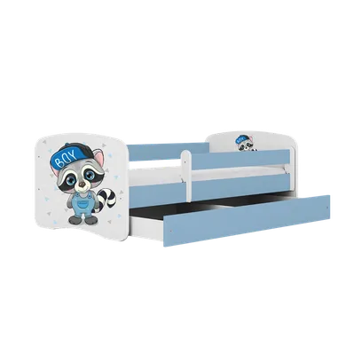 Kocot Kids, Babydreams, łóżko z szufladą, niebieskie, szop, 70-140 cm