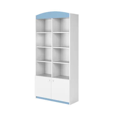 Kocot Kids, Babydreams, regał podwójny, zamknięty, niebieski