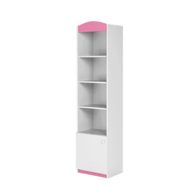 Kocot Kids, Babydreams, regał pojedynczy, zamknięty, różowy