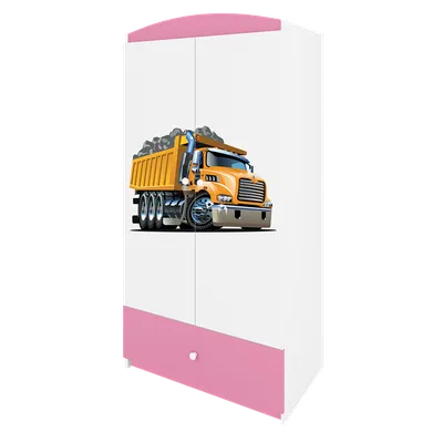 Kocot Kids, Babydreams, szafa, różowa, ciężarówka, 181.2-52-90 cm