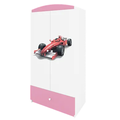 Kocot Kids, Babydreams, szafa, różowa, formuła, 181.2-52-90 cm