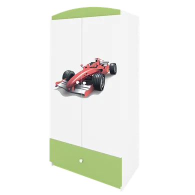 Kocot Kids, Babydreams, szafa, zielona, formuła, 181.2-52-90 cm