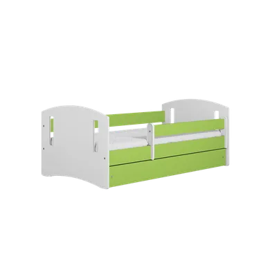 Kocot Kids, Classic 2, łóżko, zielone, 80-180 cm