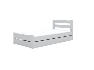 Kocot Kids, Emil, łóżko, białe, 90-180 cm