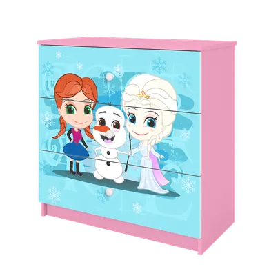 Kocot Kids, Kraina Lodu, Babydreams, komoda, różowa