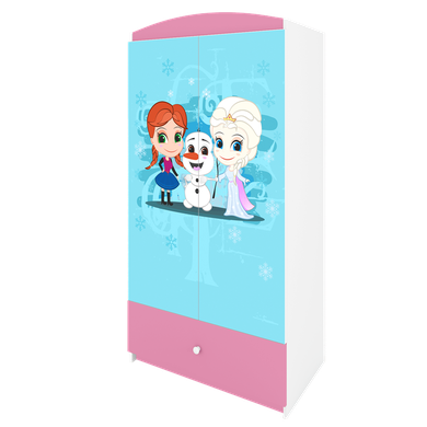 Kocot Kids, Kraina Lodu, Babydreams, szafa, różowa, 181.2-52-90 cm