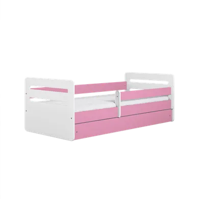 Kocot Kids, Tomi, łóżko z szufladą, różowe, 80-140 cm