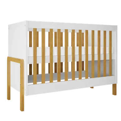Kocot Kids, Victor, łóżko niemowlęce, białe, 60-120 cm