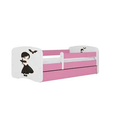 Kocot Kids, Wednesday, Babydreams, łóżko z materacem, różowe, 80-180 cm