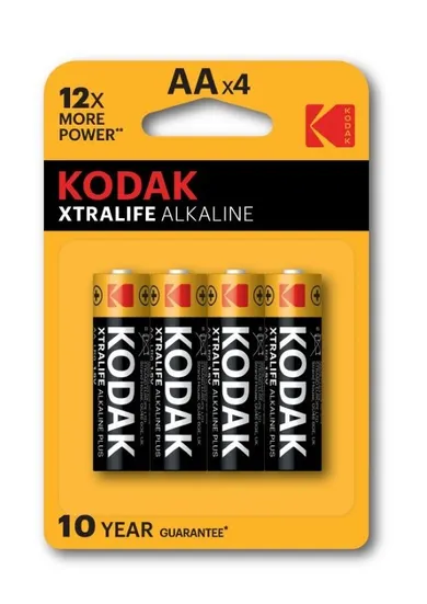 Kodak, baterie alkaliczne, Xtralife, LR6, 4 szt.