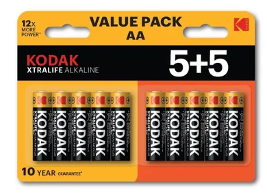 Kodak, Xtralife, baterie alkaliczne, LR6, 10 szt.