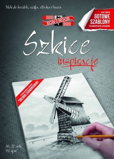 Koh-I-Noor, Inspiracje, szkice A4, 20 arkuszy