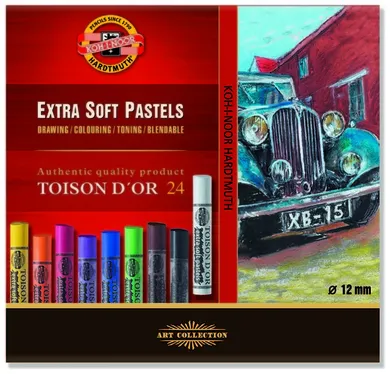 Koh-I-Noor, Jumbo, suche pastele, 24 kolorów