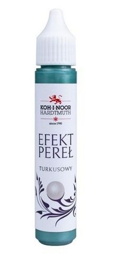 Koh-I-Noor, pisak z efektem perłowym, turkusowy, 30 ml