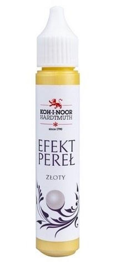 Koh-I-Noor, pisak z efektem perłowym, złoty, 30 ml