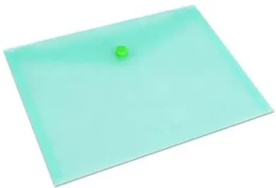 Koh-I-Noor, teczka koperta PP zamykana na zatrzak A4, zielona