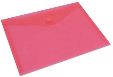 Koh-I-Noor, teczka koperta PP zamykana na zatrzak A5, czerwona