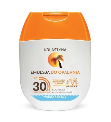 Kolastyna, Opalanie, emulsja do opalania, SPF30, mini, 60 ml