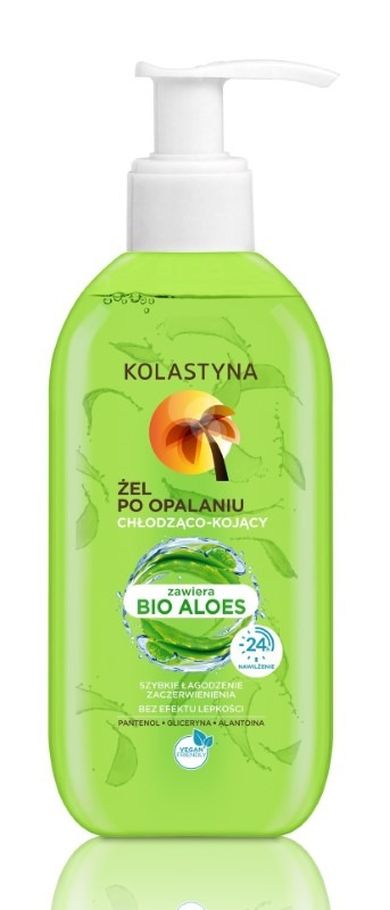 Kolastyna, Opalanie, żel po opalaniu chłodząco-kojący z Bio Aloesem, 200 ml