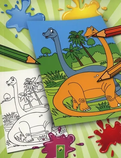 Kolorowanka. Dinozaury