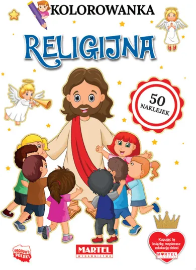 Kolorowanka religijna z naklejkami