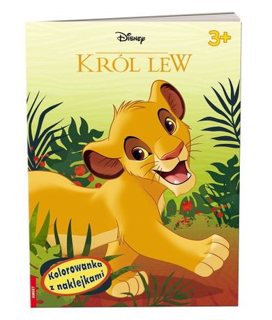 Kolorowanka z naklejkami. Król Lew