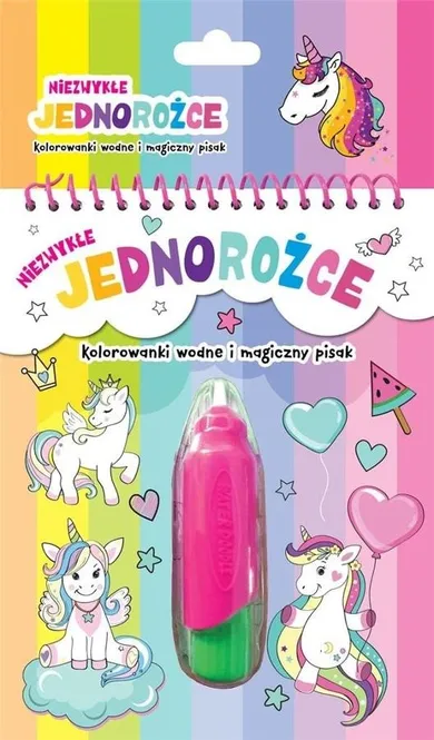 Kolorowanki wodne. Niezwykłe jednorożce