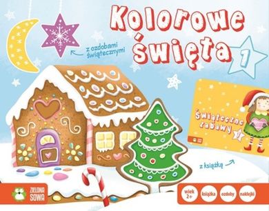 Kolorowe święta z ozdobami świątecznymi. Część 1