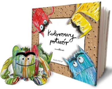 Kolorowy potwór. Książka Pop-up z maskotką