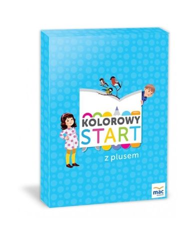 Kolorowy start z plusem. Box