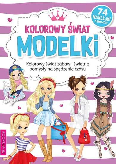 Kolorowy świat modelki. Kolorowanka