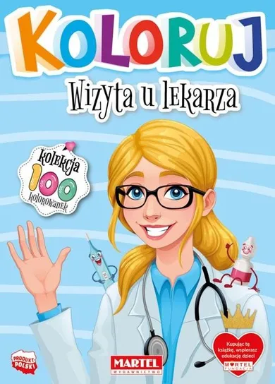 Koloruj. Wizyta u lekarza