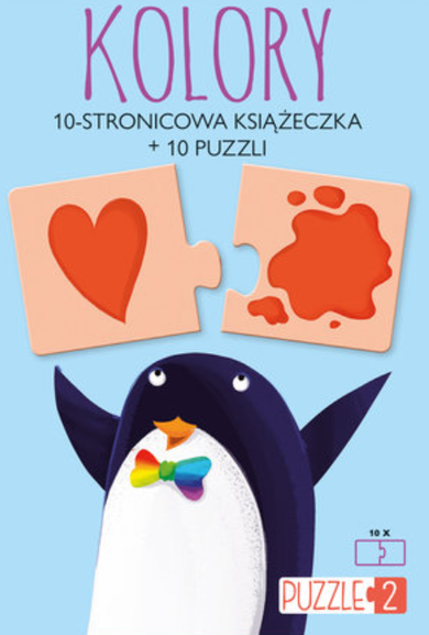 Kolory. Książeczka + 10 puzzli