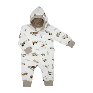 Kombinezon przejściowy chłopięcy z kapturem, mix, Nicol