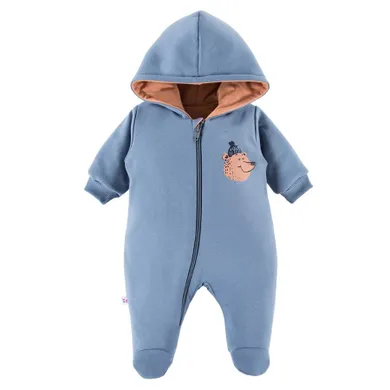 Kombinezon przejściowy chłopięcy z kapturem, niebieski, Eevi