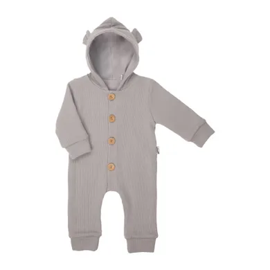 Kombinezon przejściowy chłopięcy z kapturem, szary, Nicol