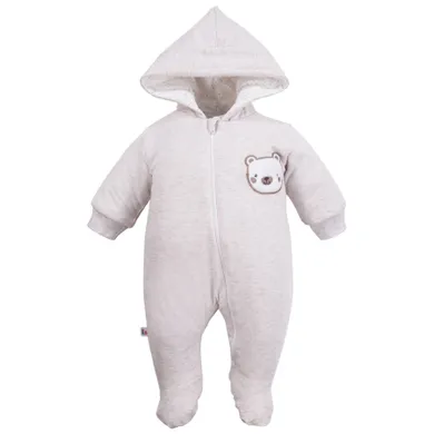 Kombinezon przejściowy dziecięcy z kapturem, beżowy, Eevi